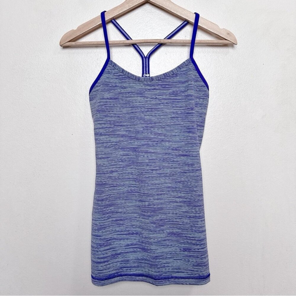 Lululemon Womens 4 Space Dye Purple Tank Top